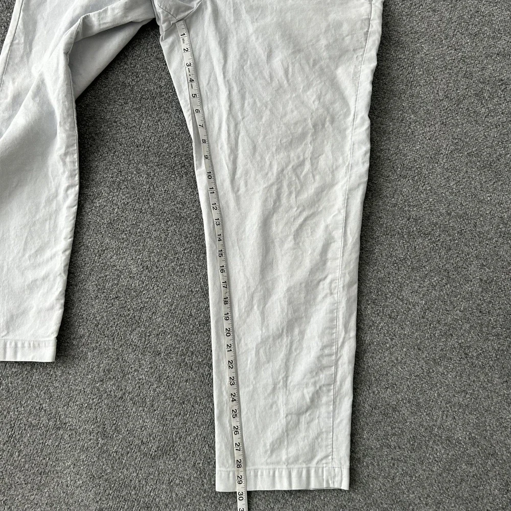 Brooks Brothers Hudson Pants Mens 38x30 Light Blue Striped Chino Cotton Casual‎